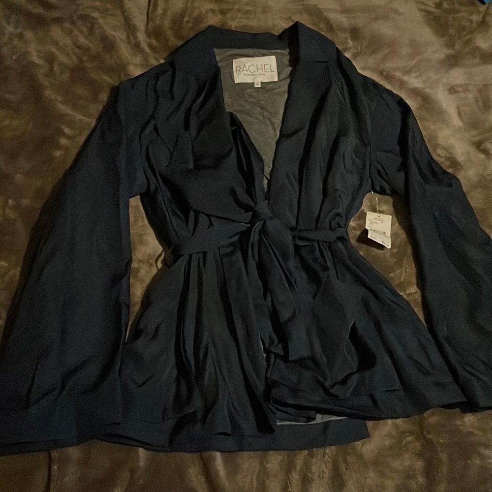 NWT Rachel Roy Everything Cool Jacket sz 4 navy blue